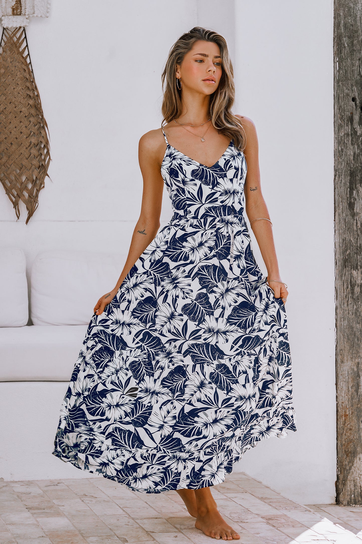 Tropical Leaf Maxi